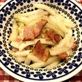 futamama's cooksnap of when they made 白菜の芯とベーコンのペパー塩バター炒め.