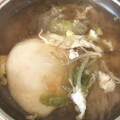 Yokchina's cooksnap of when they made レタスともやしと卵の味噌汁.