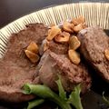 anko210's cooksnap of when they made ひとくちステーキニンニクソースわさび添え.