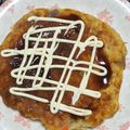 nosso's cooksnap of when they made 豚汁リメイク♪お好み焼き.