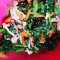 るてぃす's cooksnap of when they made ほうれん草のナムル♪簡単しめじ人参.