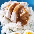 クックJK6256☆'s cooksnap of when they made 炊飯器de簡単海南鶏飯♪.