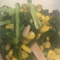 ささッこ's cooksnap of when they made なばなとウインナーの炒め物.