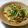 toccot's cooksnap of when they made ナッツとクルミで青梗菜のオイスター炒め.