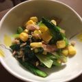 しのざくら's cooksnap of when they made 小松菜とツナのサラダ.