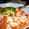 まんまるさくら's cooksnap of when they made 簡単おつまみ♪キムチ豆腐.