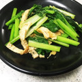 もりっこかふぇ's cooksnap of when they made 小松菜と油揚げの生姜醤油炒め.