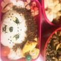 みぃbety♡'s cooksnap of when they made おかかご飯でモンチッチのキャラ弁.