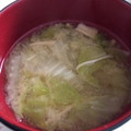 アピナス's cooksnap of when they made あごだしで！白菜とえのきの味噌汁.