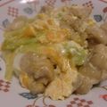 kuuumi's cooksnap of when they made 鶏むね肉とキャベツで！塩味親子丼♪.