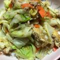 みさりママ's cooksnap of when they made キャベツと人参・油揚げのツナ炒め.