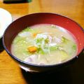 猫のオソマ's cooksnap of when they made 隠し味あり♡美味しいレタス豚汁！.