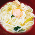 おまつりおとこ's cooksnap of when they made 白だしで簡単、鍋焼きうどん.