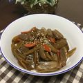 yuminan47k's cooksnap of when they made ごぼうコンニャク甘辛煮.
