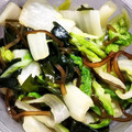 キャラメグ♪'s cooksnap of when they made 白菜とワカメの塩昆布和え.