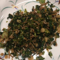 ロリポップ☆'s cooksnap of when they made 大根の葉とちりめんじゃこのごま油炒め.