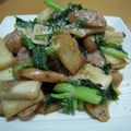 ピノキヨ's cooksnap of when they made *キノコ★セロリ葉のニンニクバター炒め*.