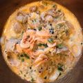 うーちゃん：）'s cooksnap of when they made ハマる！豆乳キムチうどん.