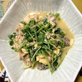 ひこモチ's cooksnap of when they made レンジで簡単！サバと豆苗の卵炒め.