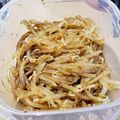 mk☆☆☆☆☆'s cooksnap of when they made 酒のつまみに！★もやしのピリ辛ナムル★.