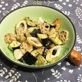 なつき☆ミ's cooksnap of when they made ごま油香る♫茄子と竹輪の粉チーズ胡麻和え.