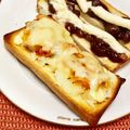 にきけん's cooksnap of when they made じゃがキムチーズトースト.