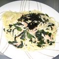 道佐王's cooksnap of when they made ツナとワカメの松茸風味パスタ.
