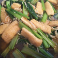 さと0122's cooksnap of when they made 小松菜しらす油揚げの煮浸し.