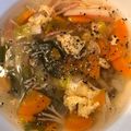やんしゅ's cooksnap of when they made ☆白だしでふんわり卵とカニキャベスープ☆.