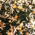 mofuo's cooksnap of when they made ワカメとしらすの炒めふりかけ★お弁当にも.
