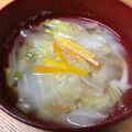 くま五郎's cooksnap of when they made 豚の角煮の湯で汁スープ.