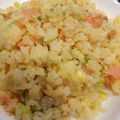 bigring's cooksnap of when they made 塩鮭で簡単　鮭炒飯　さけチャーハン.