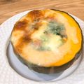 mikko6's cooksnap of when they made 坊ちゃんかぼちゃに詰めタマゴサラダ〜♡.