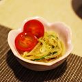 nao✳︎21's cooksnap of when they made もやしと水菜のナムルサラダ.