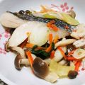 nabeko28's cooksnap of when they made 鱈の野菜たっぷり酒蒸し.