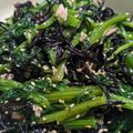 えーこ's cooksnap of when they made ＊ほうれん草とひじきの甘辛おかずサラダ＊.