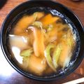 かすみるきー1's cooksnap of when they made 高血圧予防！エリンギほうれん草のお味噌汁.