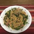 クックDRTL4T☆'s cooksnap of when they made 材料これだけ★ベーコンとピーマンのパスタ.