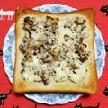 こげ岡's cooksnap of when they made ちくわゆかりチーズトースト.