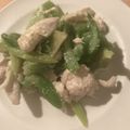 Yokchina's cooksnap of when they made シンプル！鶏とセロリの炒め物.