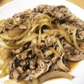 ぴたまま's cooksnap of when they made 簡単★ガーリックが香る★牛肉＆玉ねぎ炒め.