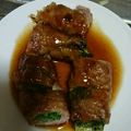 猫まんま☆'s cooksnap of when they made 水菜の豚肉巻き.