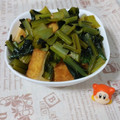 yukiwanko's cooksnap of when they made 簡単5分！！厚揚げと小松菜の煮物.