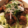 K☆まむ's cooksnap of when they made 簡単♪包丁を使わない豚の竜田丼★夫の料理.