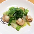 宮ちゃんママ's cooksnap of when they made ベビーホタテ＆レタスのコンソメ炒め.