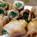 fphiromin's cooksnap of when they made 豚スライス肉の超簡単ニラ巻きえのき巻き♪.