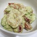 みかんどんどこ's cooksnap of when they made 居酒屋メニュー海老アボカドとわさびマヨ.