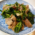 kurukurumin's cooksnap of when they made ✾小松菜と豚肉のからし醤油炒め✾.