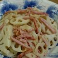 よし33☆'s cooksnap of when they made れんこんとベーコンのペペロンチーノ炒め.