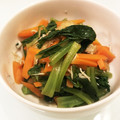 幸せな日々's cooksnap of when they made 簡単！小松菜と油揚げとしらすの煮びたし♪.